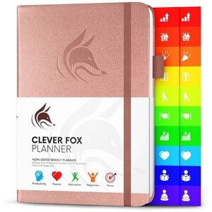 Clever Fox Undated Planner, new in plastic